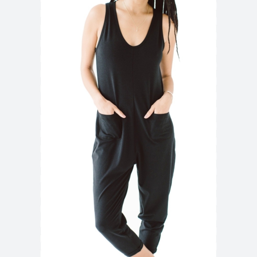 AS IS Smash + Tess Black Saturday Romper Xs